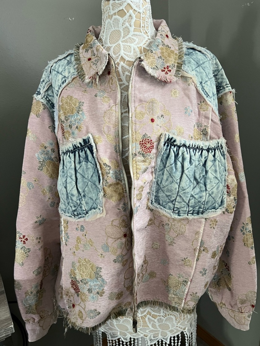 POL Vintage Floral Quilted Bomber - NWT - Picture 5 of 10
